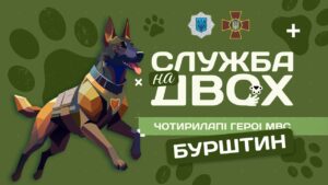 Бурштин - чотирилапий Герой Нацгвардії | Служба на двох