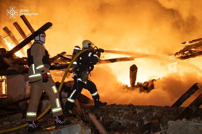 Новини України - ДСНС показала наслідки удару по Сумах