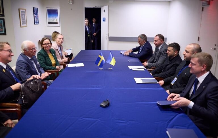 Новини України - Зеленський зустрівся з королем Швеції