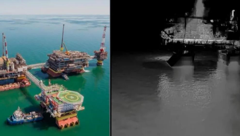 Новини України - СБУ атакувала платформи РФ в Каспійському морі